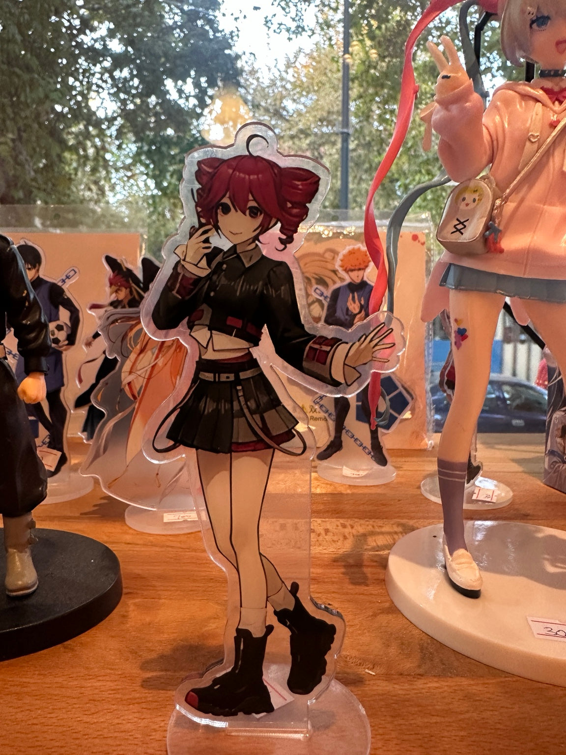Kasane Teto black outfit acrylic stand — ANF-002