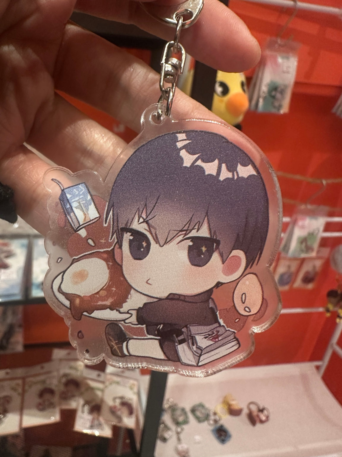 Tobio Kageyama keychain alternate close-up