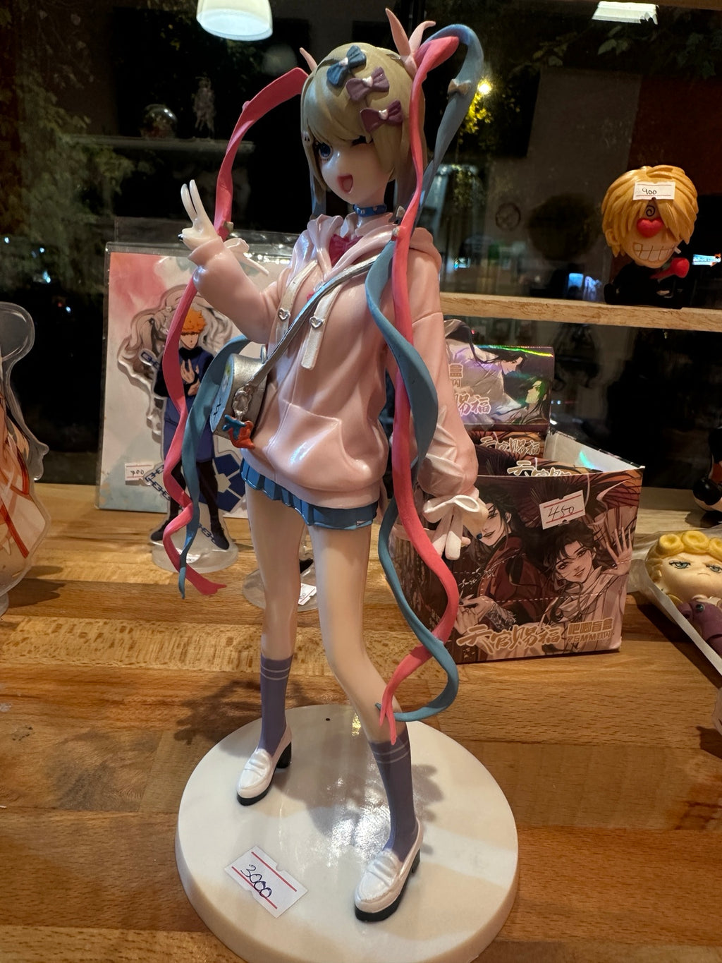 KAngel figure angled front view with stand