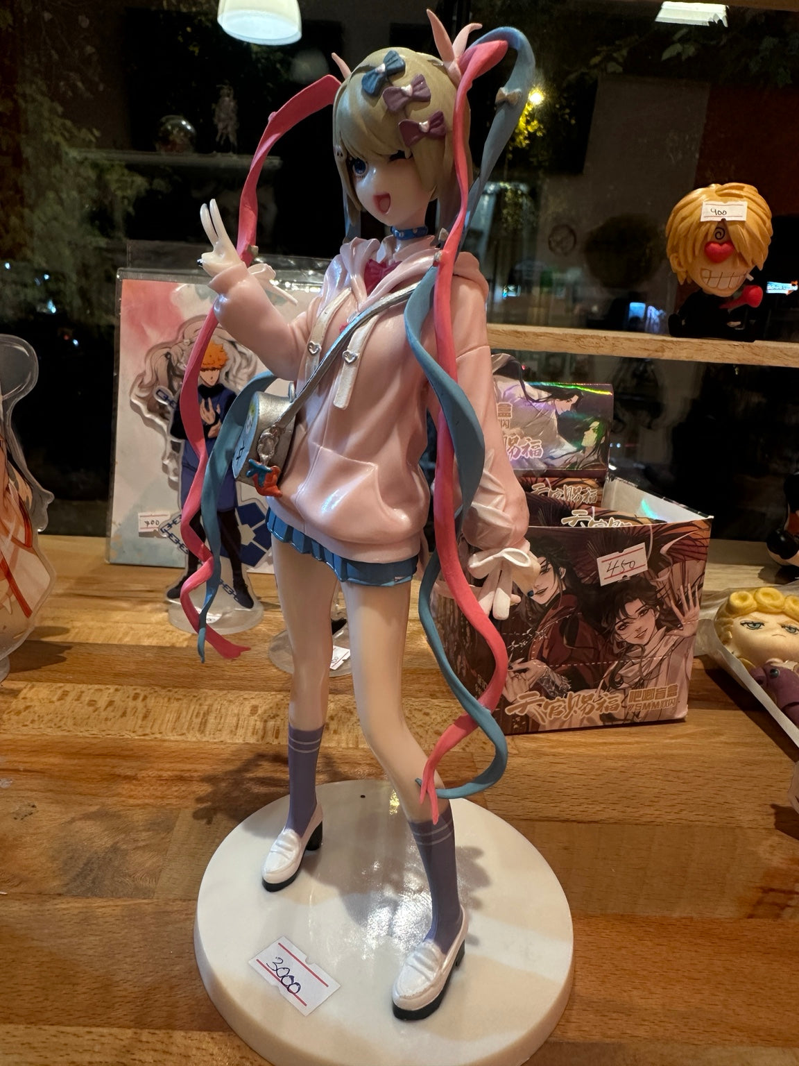 KAngel figure angled front view with stand