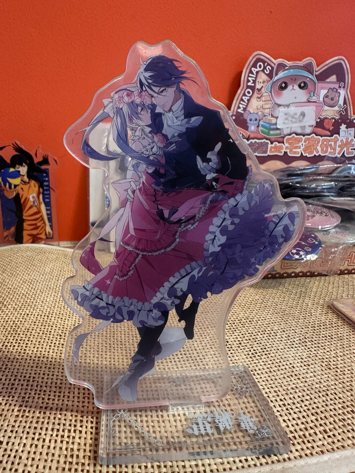 Black Butler (Kuroshitsuji) Couple Acrylic Standee – Pink Victorian Dance – photo 2