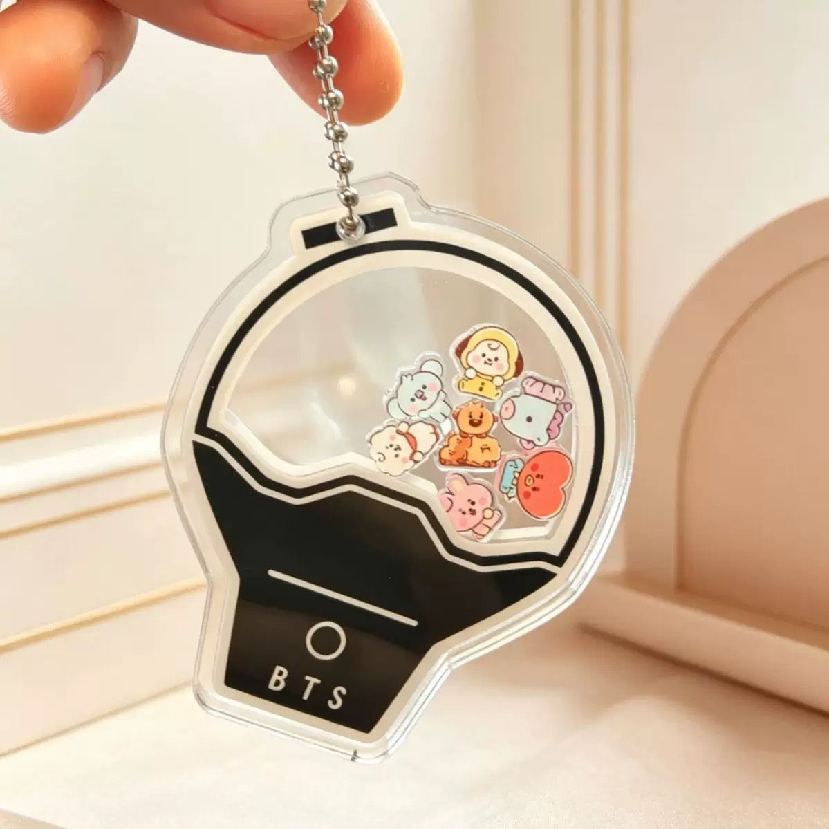 BTS acrylic shaker keychain KPOP-032